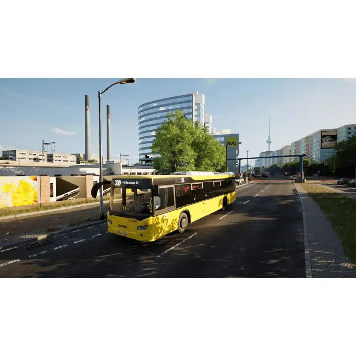Just For Games The Bus - Jeu de simulation de conduite de bus PS5 - Berlin avec cycle jour/nuit, saisons et météo dynamiques