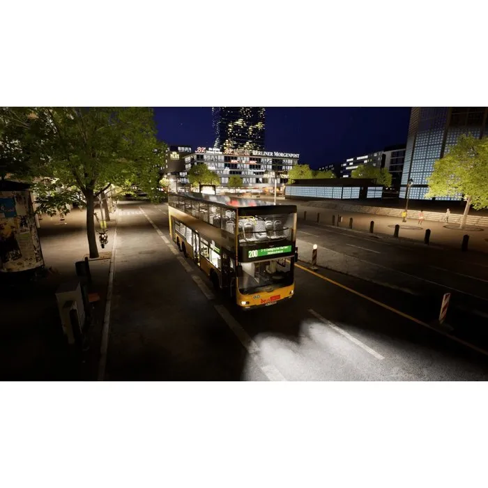 Just For Games The Bus - Jeu de simulation de conduite de bus PS5 - Berlin avec cycle jour/nuit, saisons et météo dynamiques