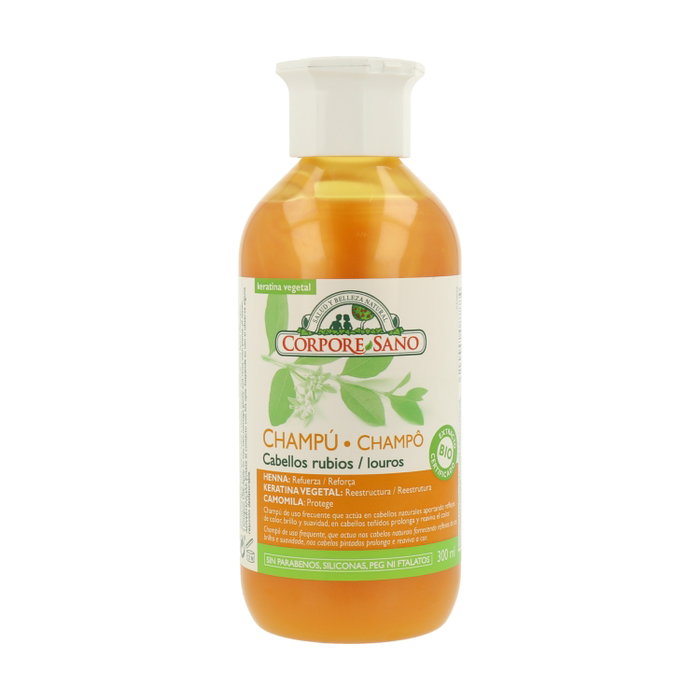 Corpore Sano Shampoo Henna Camomila pour Cheveux Blonds 300 ml Corpore Sano Shampoo Henna Camomila pour Cheveux Blonds 300 ml