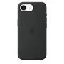 Apple Coque en silicone pour iPhone 16 E - Noir - Protection élégante
