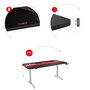 Bureau Gaming Huzaro HZ-Hero 4.7 Noir Bois MDF 160 x 75 cm