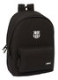 Safta Mochila Double Pour Ordinateur Portable 15,6 Pouces + USB FC Barcelona Jeune Noir 31 x 44 x 18 cm