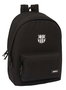 Safta Mochila Double Pour Ordinateur Portable 15,6 Pouces + USB FC Barcelona Jeune Noir 31 x 44 x 18 cm