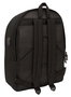 Safta Mochila Double Pour Ordinateur Portable 15,6 Pouces + USB FC Barcelona Jeune Noir 31 x 44 x 18 cm