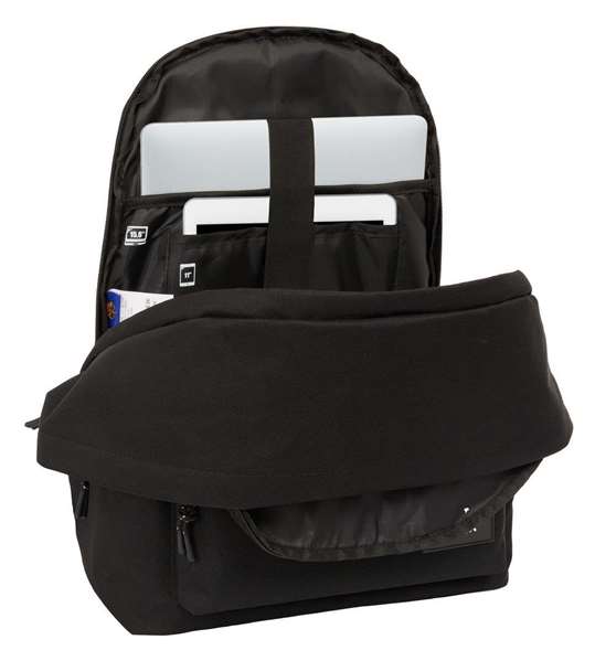 Safta Mochila Double Pour Ordinateur Portable 15,6 Pouces + USB FC Barcelona Jeune Noir 31 x 44 x 18 cm Safta Mochila Double Pour Ordinateur Portable 15,6 Pouces + USB FC Barcelona Jeune Noir 31 x 44 x 18 cm