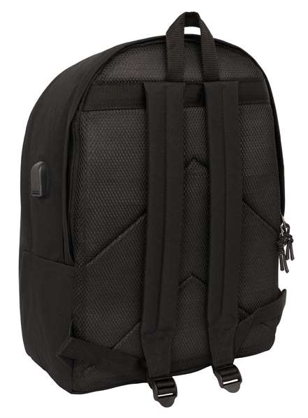 Safta Mochila Double Pour Ordinateur Portable 15,6 Pouces + USB FC Barcelona Jeune Noir 31 x 44 x 18 cm Safta Mochila Double Pour Ordinateur Portable 15,6 Pouces + USB FC Barcelona Jeune Noir 31 x 44 x 18 cm