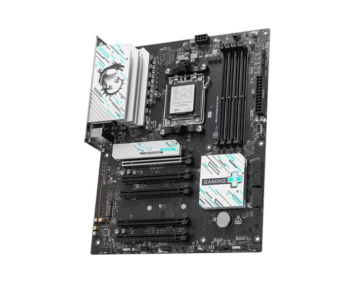 MSI B840 Gaming Plus Carte Mère ATX AMD Socket AM5 DDR5 WiFi 7 Bluetooth 5.4 2.5GbE Noir MSI B840 Gaming Plus Carte Mère ATX AMD Socket AM5 DDR5 WiFi 7 Bluetooth 5.4 2.5GbE Noir