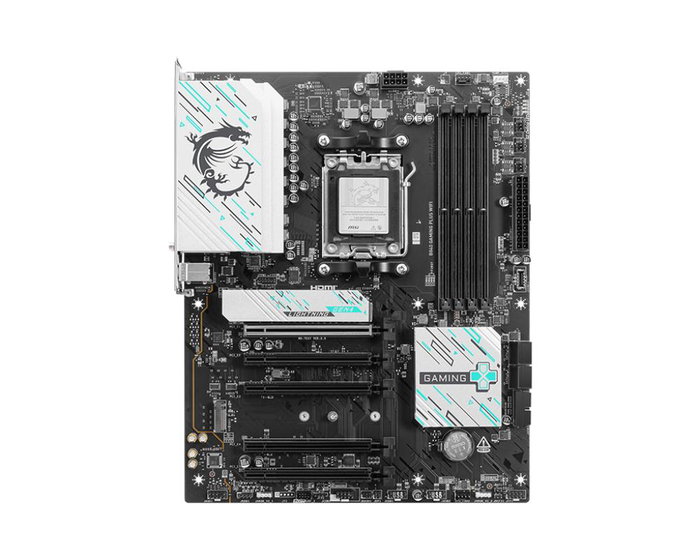 MSI B840 Gaming Plus Carte Mère ATX AMD Socket AM5 DDR5 WiFi 7 Bluetooth 5.4 2.5GbE Noir MSI B840 Gaming Plus Carte Mère ATX AMD Socket AM5 DDR5 WiFi 7 Bluetooth 5.4 2.5GbE Noir