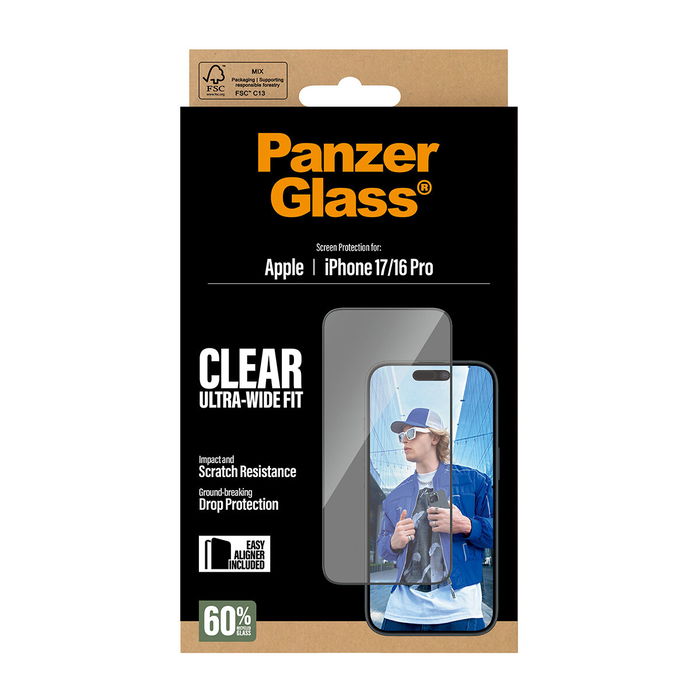 Protection pour téléphone portable Panzer Glass PG30687 Apple