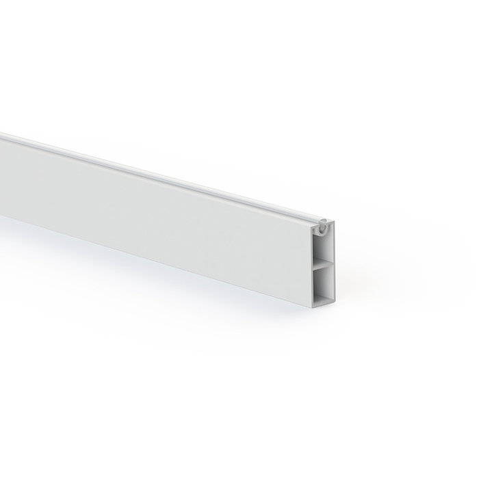 HERRAJES ALK Tubo Stor Rectangular 30-12 Optima+, Aluminium, 4m, Finitions Mocca, Blanc, Noir, Antracita