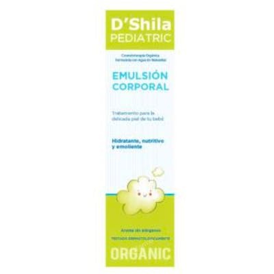 DSHILA Émulsion corporelle pédiatrique 200 ml – Hydratant nourrissant à l'huile d'Omega-6 et beurre de Karité DSHILA Émulsion corporelle pédiatrique 200 ml – Hydratant nourrissant à l'huile d'Omega-6 et beurre de Karité