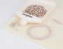 Innspiro Perles de rocaille rondes ivory rosado 3,8 mm - 500 g