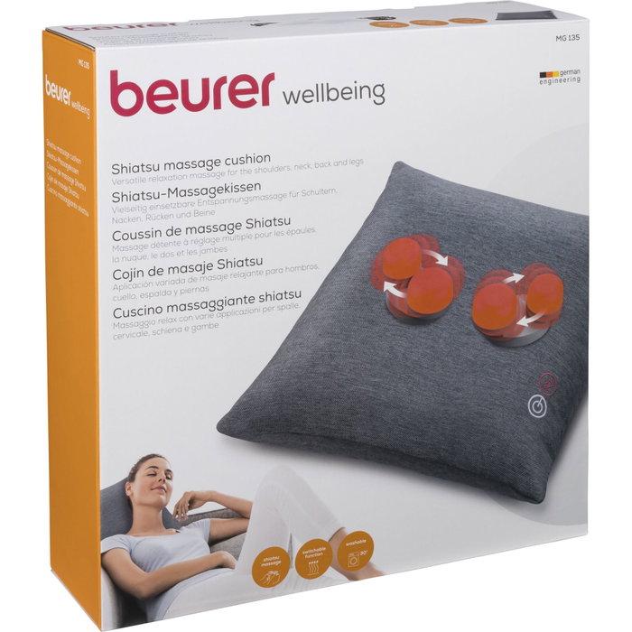 Beurer MG-135 Coussin de massage Shiatsu avec fonction chaleur
