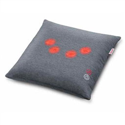 Beurer MG-135 Coussin de massage shiatsu avec fonction chaleur pour nuque, dos et jambes - Housse lavable