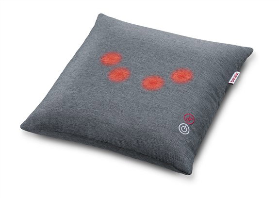 Beurer MG-135 Coussin de massage shiatsu avec fonction chaleur pour nuque, dos et jambes - Housse lavable