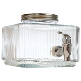 Home Deco Factory Distributeur de boisson 3 L en verre
