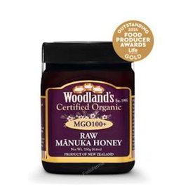 WOODLAND´S Miel de Manuka brut monofloral MGO 100+ ECO 250g