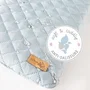 Roba - Matelas à langer Style - Visage d'ours Benny - 85 x 75 cm - Bleu clair - Doux et imperméable