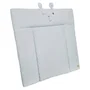 Roba - Matelas à langer Style - Visage d'ours Benny - 85 x 75 cm - Bleu clair - Doux et imperméable