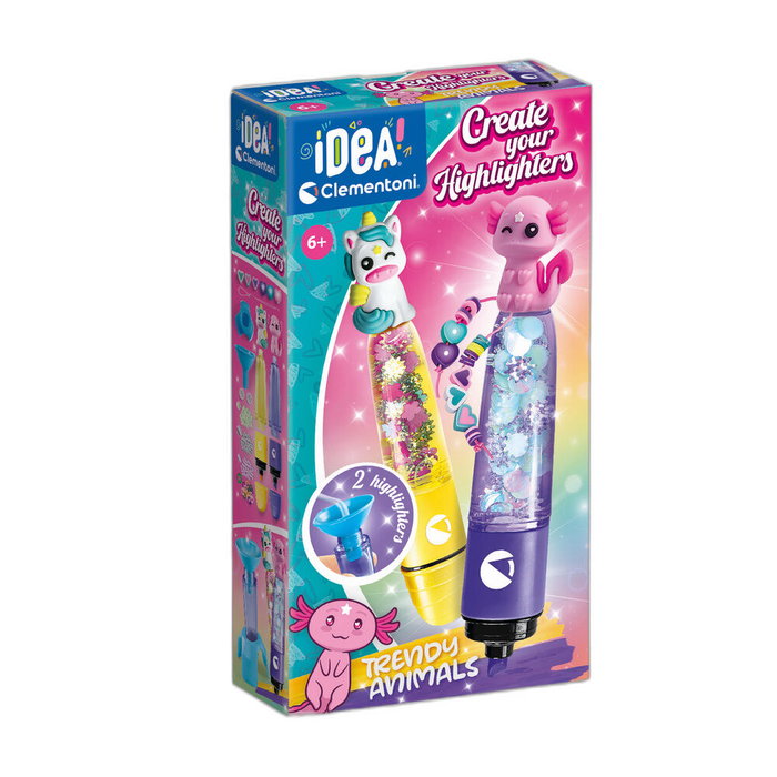 Clementoni Crée tes fluos - Trendy Animals Clementoni Crée tes fluos - Trendy Animals