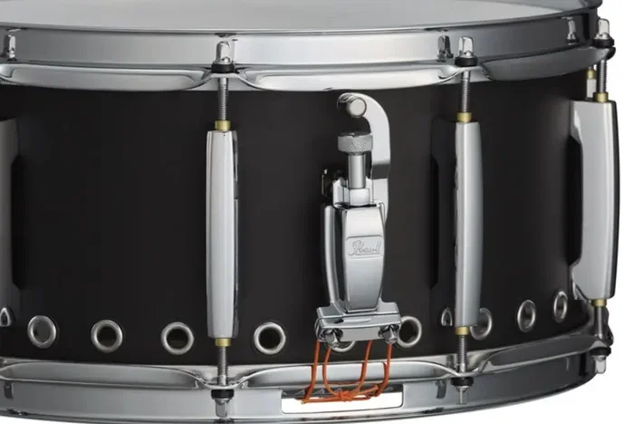 PEARL Caisse Claire Signature Matt McGuire 14x6,5" Acier Noir Mat avec Technologie NFC