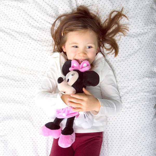 Smoby Peluche Minnie - Peluche en Textil Rose de 35 cm, Jouet pour Nourrisson (0 mois), Langue Emballage et Instructions : Espagnol et Portugais