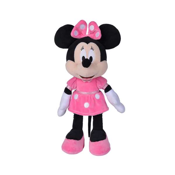 Smoby Peluche Minnie - Peluche en Textil Rose de 35 cm, Jouet pour Nourrisson (0 mois), Langue Emballage et Instructions : Espagnol et Portugais