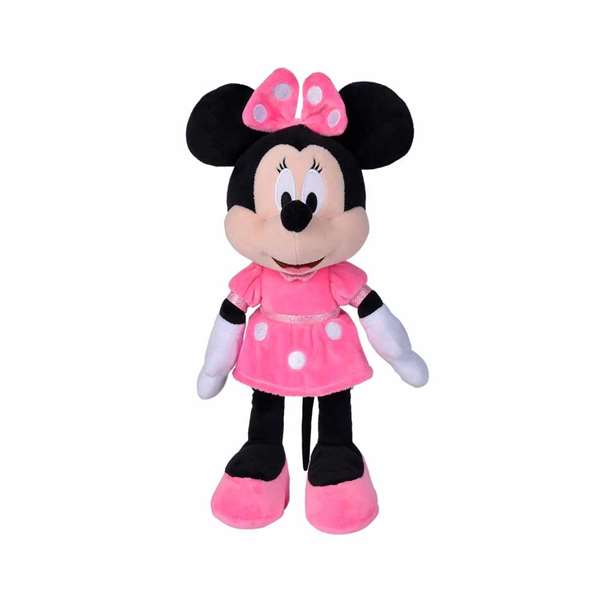 Smoby Peluche Minnie - Peluche en Textil Rose de 35 cm, Jouet pour Nourrisson (0 mois), Langue Emballage et Instructions : Espagnol et Portugais