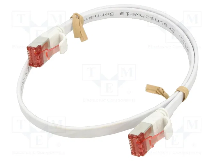 GOOBAY Cordon de raccordement Cat 6 U/FTP RJ45 0,5m blanc