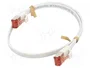 GOOBAY Cordon de raccordement Cat 6 U/FTP RJ45 0,5m blanc
