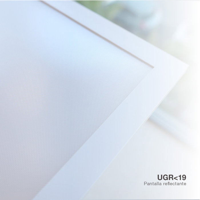 Pro Line Panneau LED encastrable Lubuko 59,5x59,5cm 40W 5000K UGR19 IP44 Blanco Pro Line Panneau LED encastrable Lubuko 59,5x59,5cm 40W 5000K UGR19 IP44 Blanco