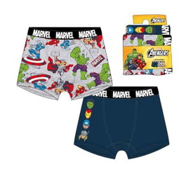 Cerdá Pack de 2 boxers Marvel en jersey single pour enfants 8-10 ans