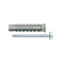 FISCHER Blister de 8 chevilles en nylon SX PLUS + T 10X50 mm