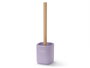 Berilo Escobillero Lisse Lila 9 x 37 x 9 cm Plastique Bois (Set de 6)