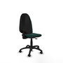 PIQUERAS Y CRESPO Chaise de bureau Algarra, Similicuir Vert Bouteille, Sans accoudoirs