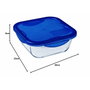 Pyrex Cook & Go Lot de 7 Boîtes de conservation en verre Bleu et Transparent
