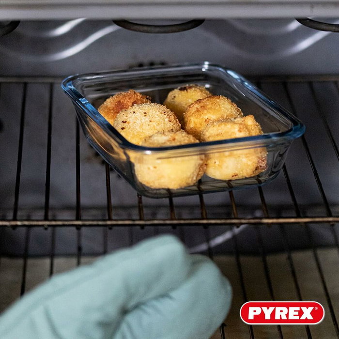 Pyrex Cook & Go Lot de 7 Boîtes de conservation en verre Bleu et Transparent Pyrex Cook & Go Lot de 7 Boîtes de conservation en verre Bleu et Transparent