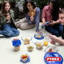 Pyrex Cook & Go Lot de 7 Boîtes de conservation en verre Bleu et Transparent