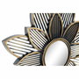 Ensemble de miroirs DKD Home Decor Miroir Champagne Doré PP 2 Unités (25 x 1 x 25 cm)