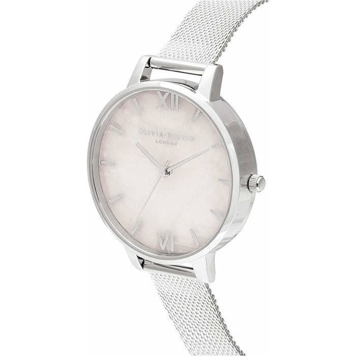 Olivia Burton OB16SP18 - Montre analogique argentée et rose