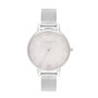 Olivia Burton OB16SP18 - Montre analogique argentée et rose