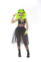 BigBuy Carnival Déguisement Femme Vampire Vert Intense Taille M