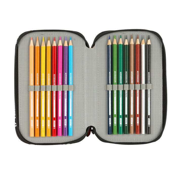 Fourre-tout F.C. Barcelona Noir 12,5 x 19,5 x 5,5 cm 37 Pièces