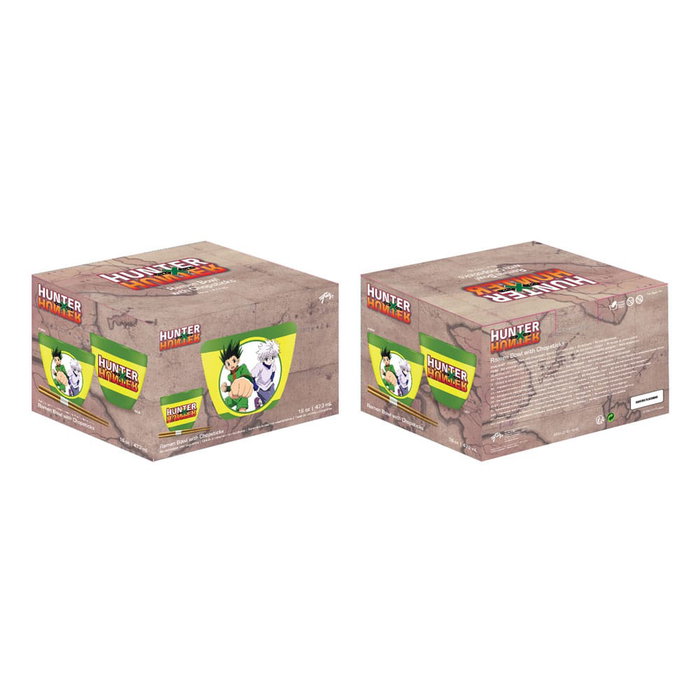 Hunter x Hunter bol à ramen avec baguettes Logo 473 ml Hunter x Hunter bol à ramen avec baguettes Logo 473 ml