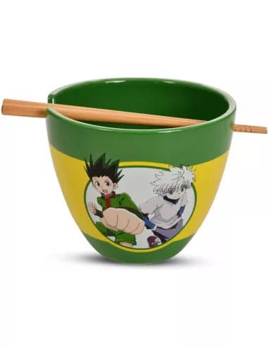 Hunter x Hunter bol à ramen avec baguettes Logo 473 ml Hunter x Hunter bol à ramen avec baguettes Logo 473 ml