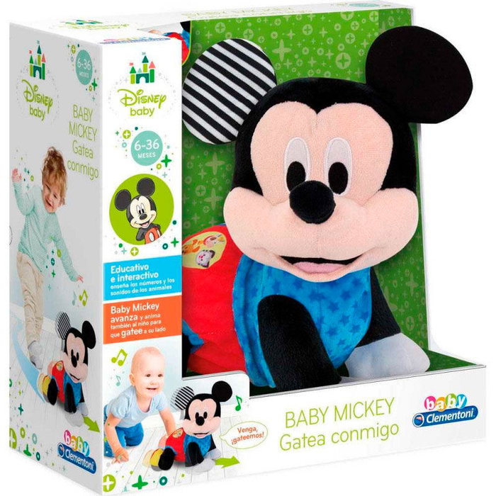 Clementoni Peluche Baby Mickey Gateos Disney