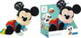 Clementoni Peluche Baby Mickey Gateos, Peluche musicale et lumineuse pour bébé, 26x23x16 cm