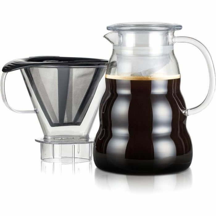Bodum Melior Coffee Dripper avec filtre permanent, 1,0 l, Transparent Bodum Melior Coffee Dripper avec filtre permanent, 1,0 l, Transparent