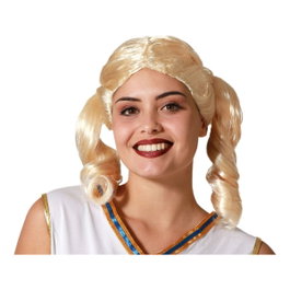 BigBuy Carnival Perruque Blonde à Ondulations