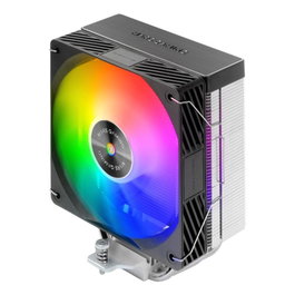 Mars Gaming MCPU-X4ARGB Ventilateur Dissipateur CPU 120mm ARGB PWM 220W TDP 4 Heatpipes HCT pour Intel LGA 1851/1700/1200/115x/1366 AMD AM4/AM5